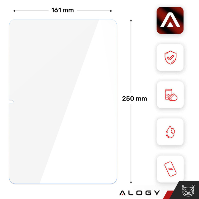  Alogy Screen Protector Pro+ Szkło hartowane do Samsung Galaxy Tab A9+ Plus 2023 11" X210/X215/X216 na ekran na tablet