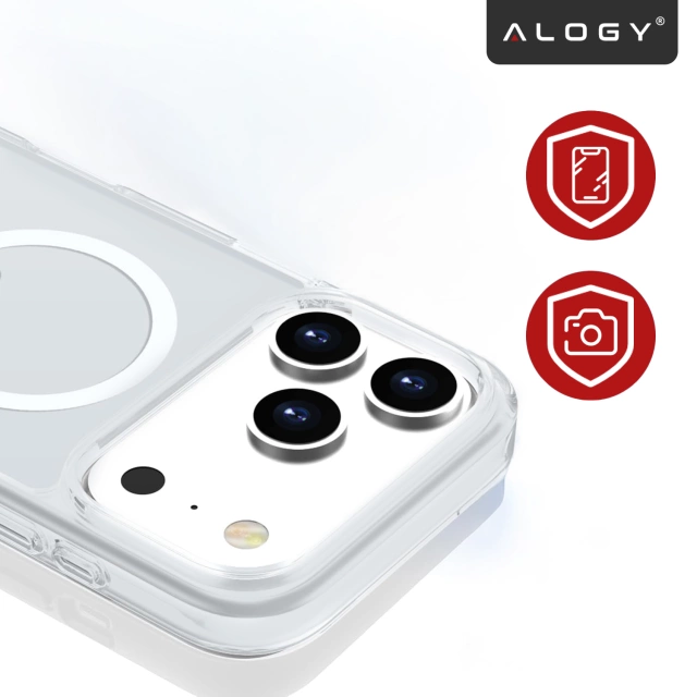 Etui do Apple iPhone 17 Pro – matowa obudowa do MagSafe z ochroną obiektywu, smukłe i odporne na zarysowania, idealne dopasowanie – Alogy Skinny MatteCase™ Białe