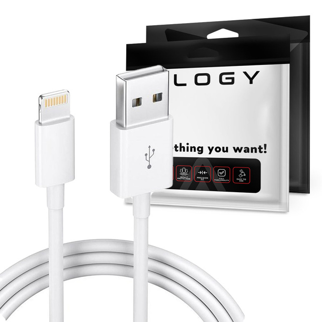 Kabel do telefonu przewód USB do Lightning 100cm Biały