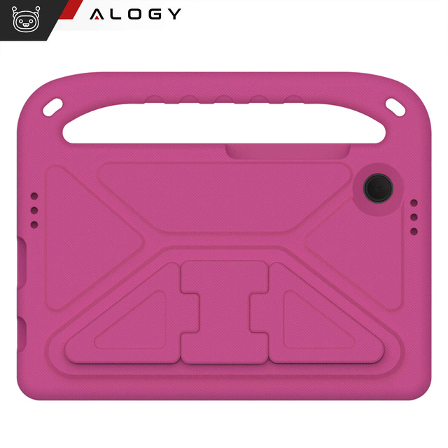 Etui do Samsung Galaxy Tab A9 2023 8.7" X110 / X115 dla dzieci na tablet Alogy Kids Case with Holder Różowe