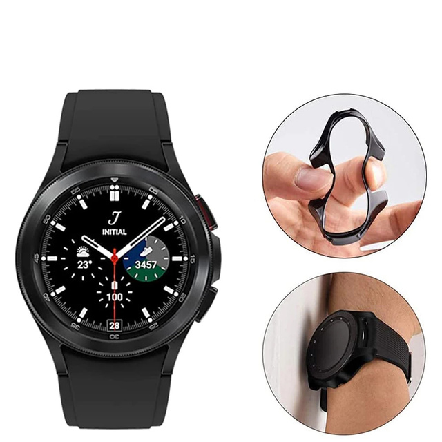 Alogy Case Etui silikonowe do Huawei Watch GT 2 Sport/ Classic 46mm Czarne
