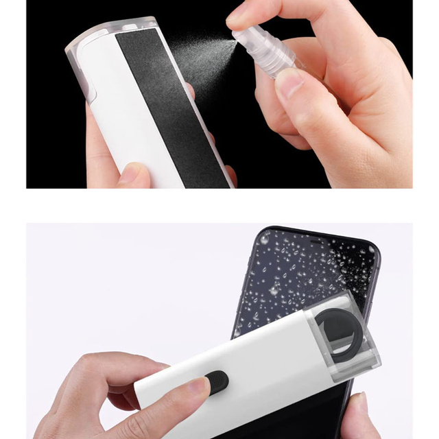 Alogy 2w1 Ładowarka indukcyjna Qi do iPhone + AirPods 15W Szara