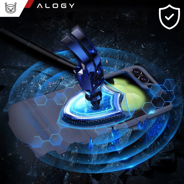 Etui ochronne na telefon Magic Shield obudowa plecki case do Samsung Galaxy Z Flip 6 Czarne