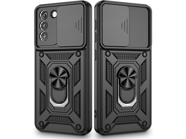 Alogy Camshield Stand Ring Etui obudowa z osłonką na aparat do Samsung Galaxy S21