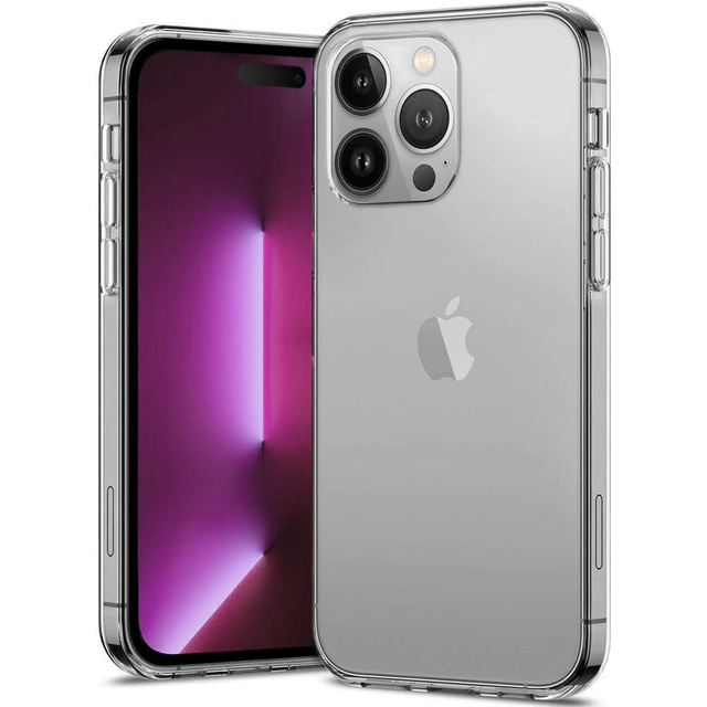 Alogy Etui na telefon silikonowe obudowa Silicone case do Apple iPhone 14 Pro Max przezroczyste