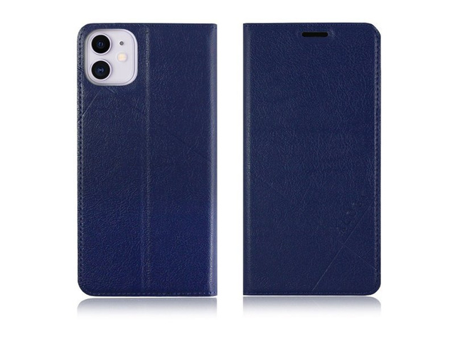 Etui na telefon Alogy portfel do Apple iPhone 11 Granatowe