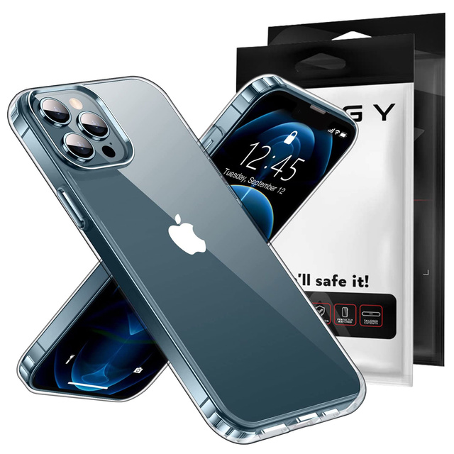 Alogy Etui na telefon Hybrid Case Super Clear  do Apple iPhone 12 Pro Max Przezroczyste