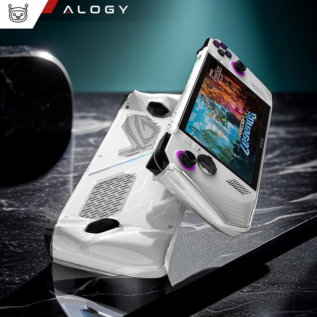 Alogy Etui do konsoli Asus Rog Ally Clear Case obudowa pokrowiec silikonowe nakładka przezroczyste