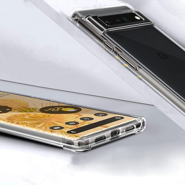 Alogy Etui na telefon pancerne ShockProof do Google Pixel 6 Pro Przezroczyste