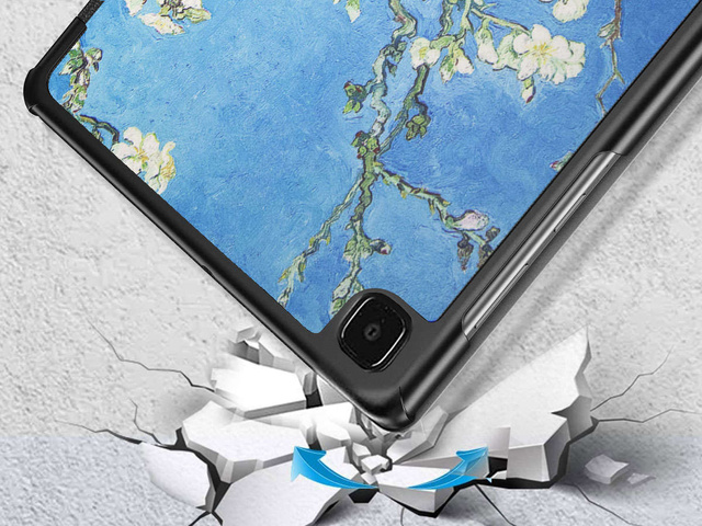 Alogy Etui na tablet Book Cover do Galaxy Tab A7 10.4 2020/ 2022 T500/T505 Kwitnący migdałowiec