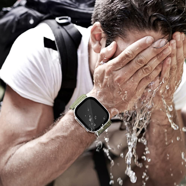 Alogy Classic Case Etui ochronne 2w1 nakładka z szkłem do Apple Watch Ultra 49mm Przezroczyste