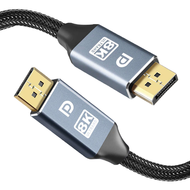 Alogy Kabel ze złączem 2x Display Port DP 1.4 8K 30AWG 1m