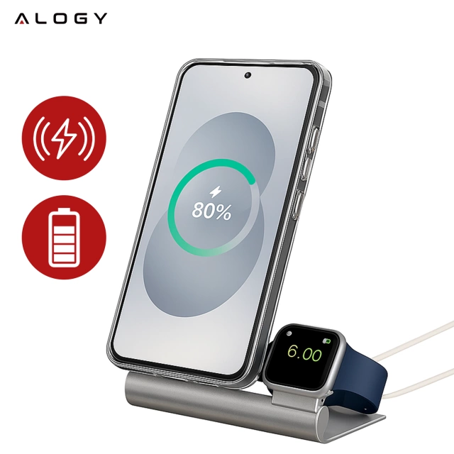 Etui Przezroczyste do Samsung Galaxy S25, Podwyższone Krawędzie, Idealne Dopasowanie, PC + TPU, Alogy HybridShield™ Case