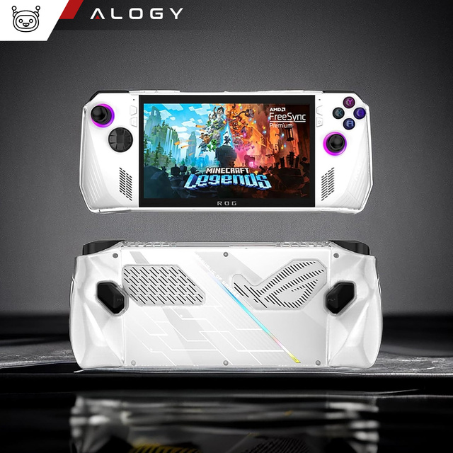 Alogy Etui do konsoli Asus Rog Ally Clear Case obudowa pokrowiec silikonowe nakładka przezroczyste
