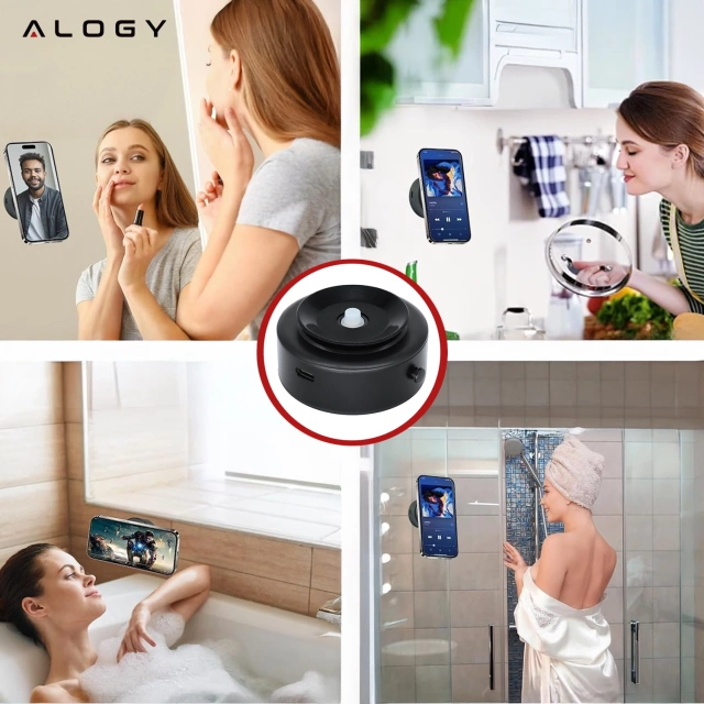 Uchwyt samochodowy magnetyczny do MagSafe Alogy MagMount™ Pro na deskę rozdzielczą kokpit pierścień Czarny