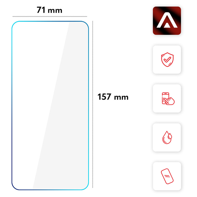 Alogy Screen Protector PRO+ Szkło hartowane 9H ochrona na ekran do Xiaomi Poco X5/ Pro/ Redmi Note 12/ Pro/ Pro+ Plus 5G
