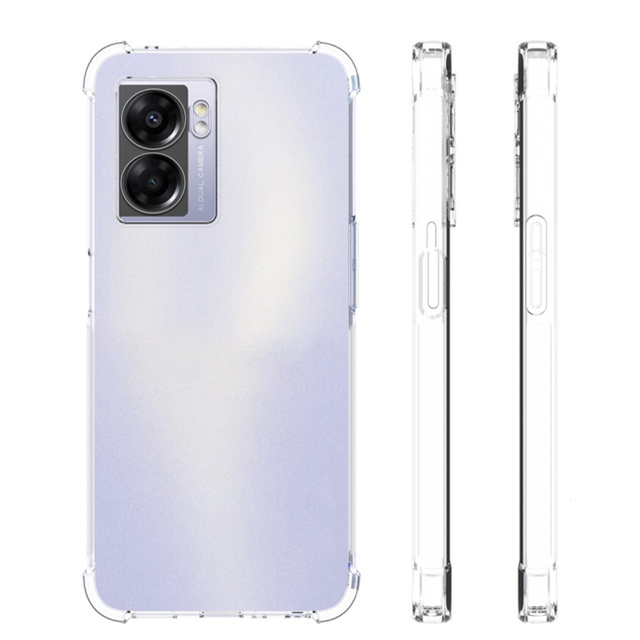 Alogy Etui pancerne na telefon ShockProof do Oppo A57 5G 2022 Przezroczyste
