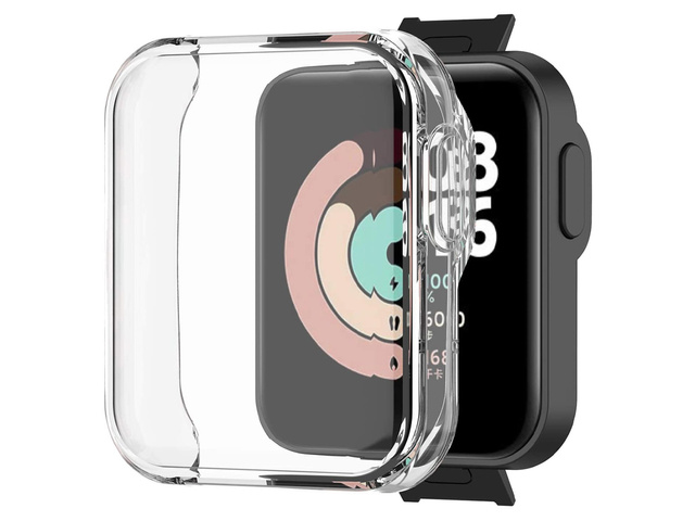 Alogy Silikonowe etui do smartwatcha do Xiaomi Mi Watch Lite/ Redmi Watch Przezroczyste