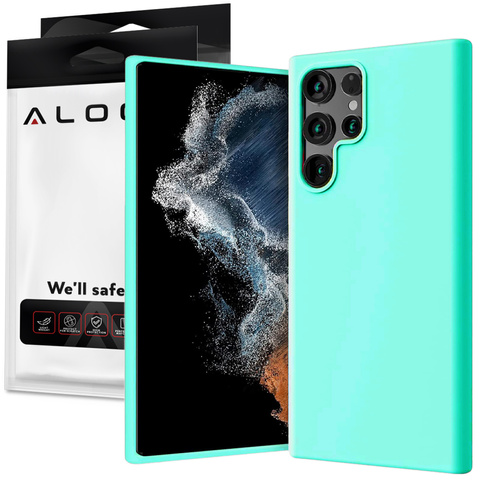 Alogy Thin Soft Case Etui ochronne do telefonu do Samsung Galaxy S22 Ultra Turkusowe