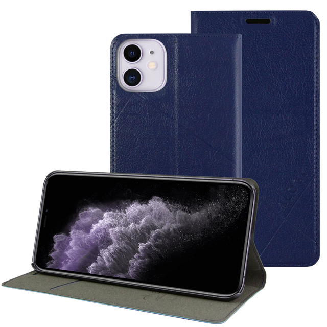 Etui na telefon Alogy portfel do Apple iPhone 11 Granatowe