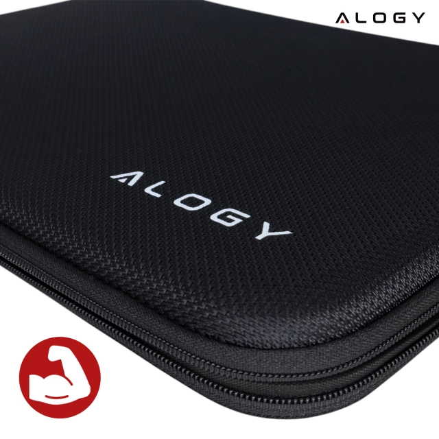 Torba na laptopa do MacBooka Air Pro 15" 16" Alogy ShieldCase Hard Foam Bag etui ochronne teczka 15-16" Czarna