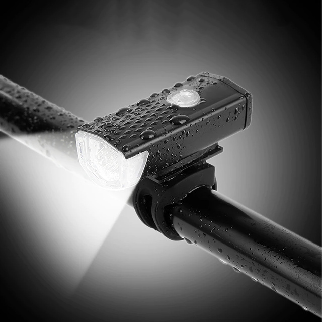 Alogy Lampka rowerowa na przód światełko przednie na rower hulajnogę oświetlenie LED 300 LM