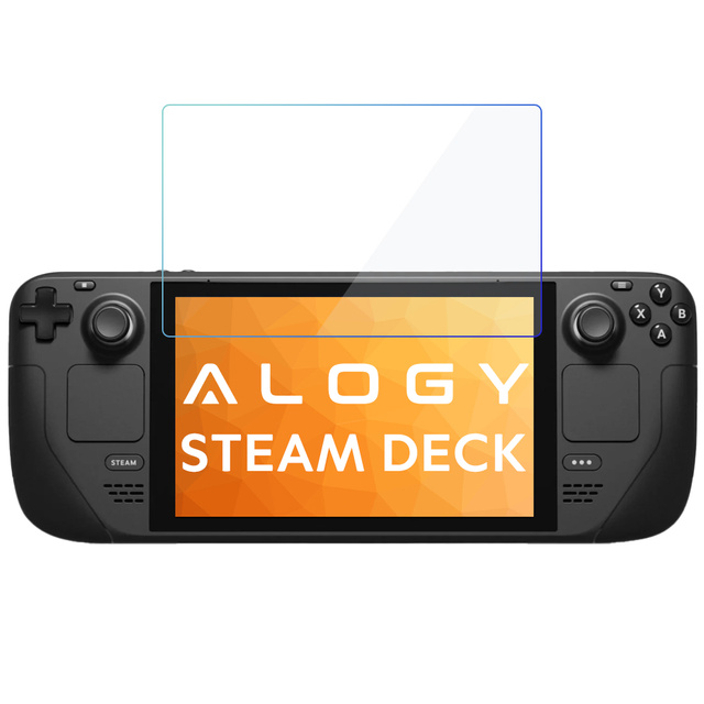 Alogy Szkło hartowane 9H ochrona na ekran do konsoli do Steam Deck