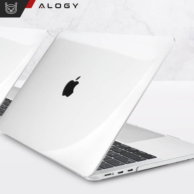 Alogy Etui do Macbook Air 15 M2 2023 A2941 Case obudowa pokrowiec Clear Hard Cover Przezroczyste