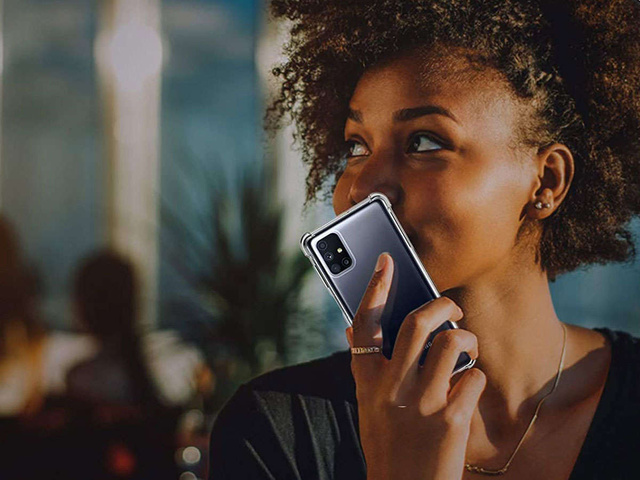 Alogy Etui na telefon pancerne ShockProof do Samsung Galaxy M51 przezroczyste