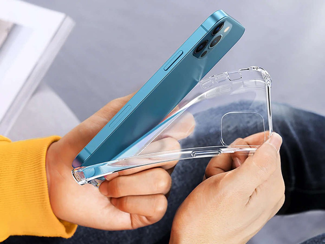 Alogy Etui na telefon ShockProof do Apple iPhone 12 Pro Max przezroczyste