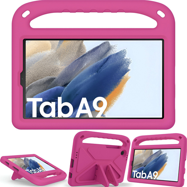 Etui do Samsung Galaxy Tab A9 2023 8.7" X110 / X115 dla dzieci na tablet Alogy Kids Case with Holder Różowe
