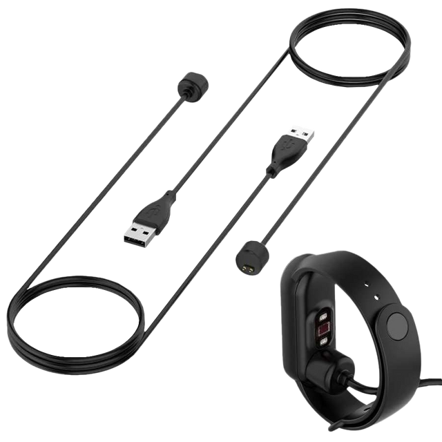 Alogy Ładowarka do smartwatch kabel USB do Xiaomi Mi Band 5 Global czarny