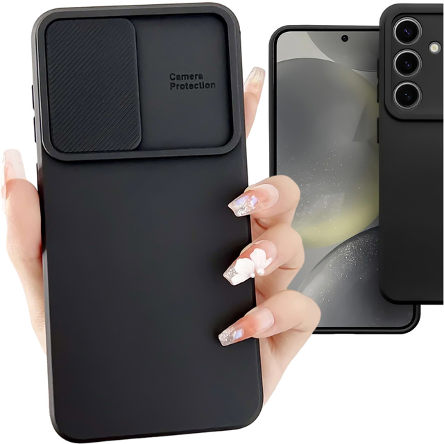 Alogy Camshield Etui do Samsung Galaxy S24 Plus pancerne obudowa ochrona aparatu czarne