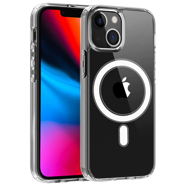 Alogy Etui do telefonu Ultra Slim Mag do ładowarek Qi do Apple iPhone 14 Plus Przezroczyste