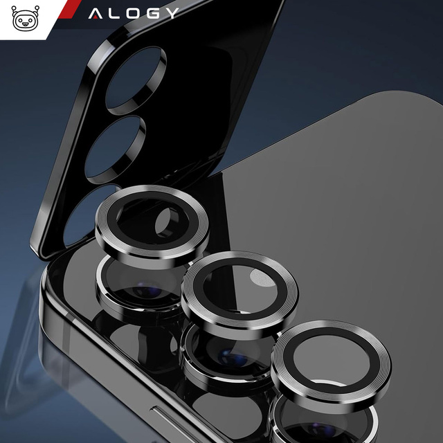 Alogy Lens Protector PRO+ Szkło do Samsung Galaxy S24+ Plus osłona na aparat obiektyw nakładka ochronna