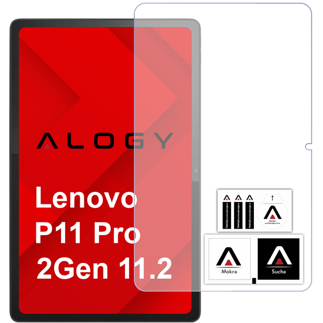 Szkło hartowane na ekran Lenovo P11 Pro 2Gen 11.2 TB132 TB-132FU TB-132XU 2gen Alogy Screen Protector Pro+ 9H