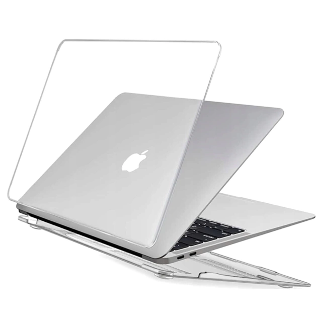 Etui Ochronne do Apple MacBook Air 13 13.6" M2 (2022) / M3 (2024) / M4 (2025), Smukłe i Przezroczyste, Alogy HardCase™ – Transparentne