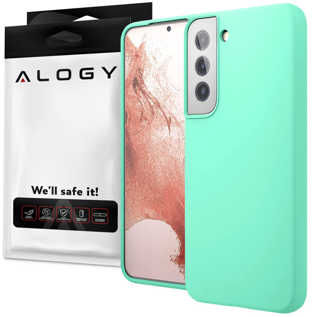 Alogy Thin Soft Case Etui ochronne do telefonu do Samsung Galaxy S22 Turkusowe