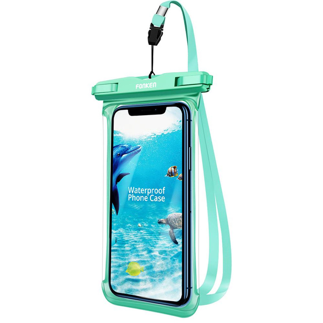 Etui na telefon Fonken wodoodporne wodoszczelne IPX8 6.5" Czarne