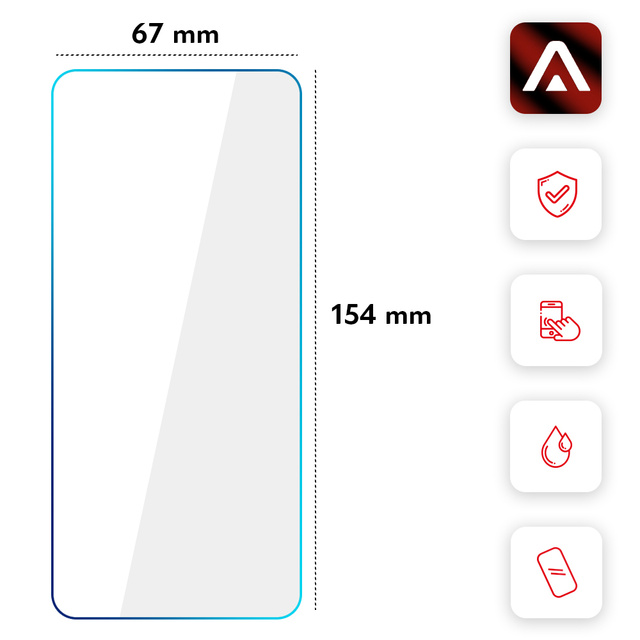 Alogy Szkło hartowane 9H ochrona na ekran do Xiaomi Redmi 10