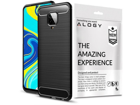 Alogy Etui na telefon Rugged Armor do Xiaomi Redmi Note 9S/ Pro/ Max czarne