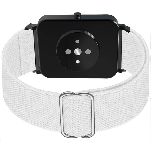 Alogy Nylon opaska do zegarka Smartwatcha Pasek elastyczny Uniwersalny nylonowy 22mm Biały