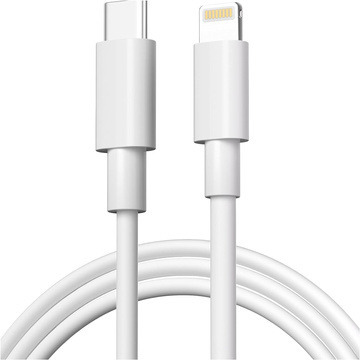 Alogy Kabel 2m Fast Charging Cable USB-C do Lightning do ładowania 20W White 