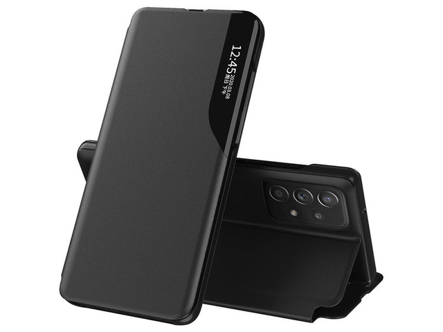 Alogy Etui na telefon portfel Smart View Cover do Galaxy A52 5G/ A52s Czarne