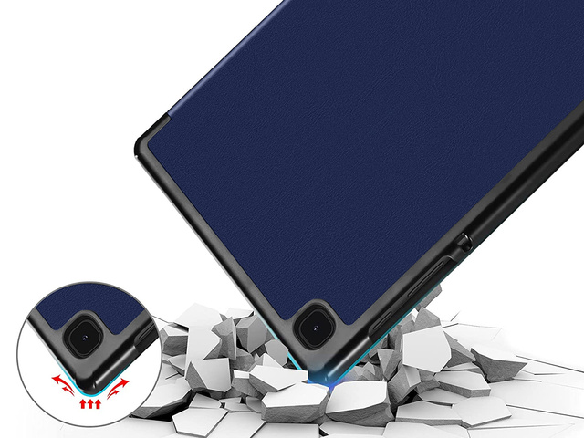 Alogy Etui do tabletu Smart Book do Galaxy A7 Lite 8.7 T220/T225 Granatowy