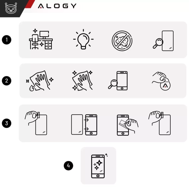 Szkło hartowane Prywatyzujące do Samsung Galaxy S24 Ultra matowa ochrona na ekran Alogy Privacy Glass