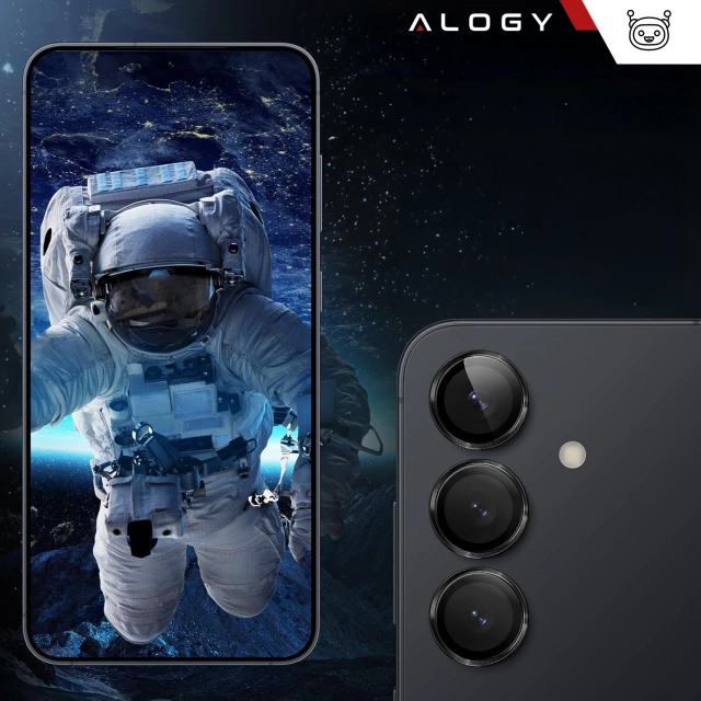 Alogy Lens Protector PRO+ Szkło do Samsung Galaxy S25 osłona na aparat obiektyw nakładka ochronna