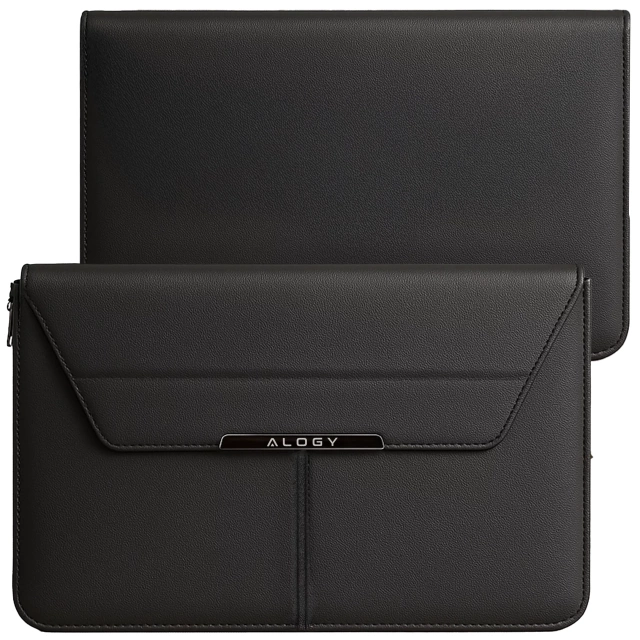 Torba na laptopa Alogy FlexCase Pro wielofunkcyjna rozkładana z podstawką i podkładką na myszkę do Macbooka 13/  14" Czarna