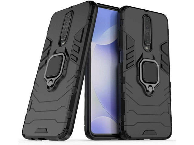 Alogy Etui na telefon Stand Ring Armor do Xiaomi Poco X2 czarne
