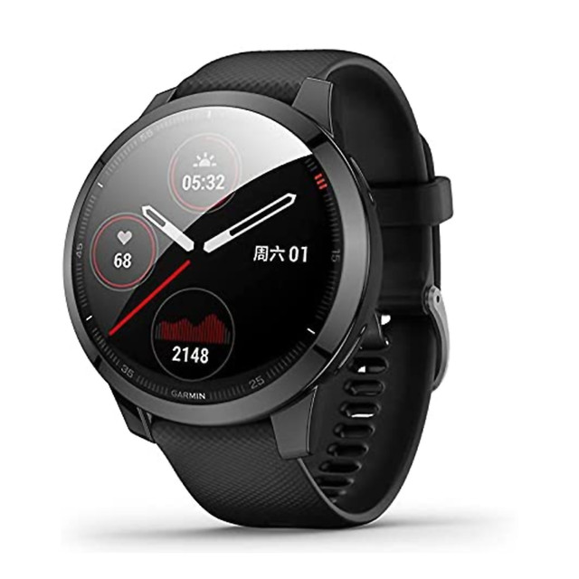Alogy Etui silikonowe na zegarek z folią ochronną do Garmin Venu 2s 40mm Czarne